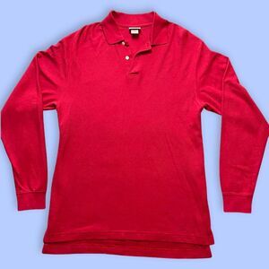 LL Bean Men's Red Polo-shirts